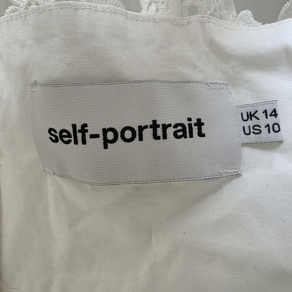 Self Portrait White Lace Mini Dress 10 - Picture 7 of 11